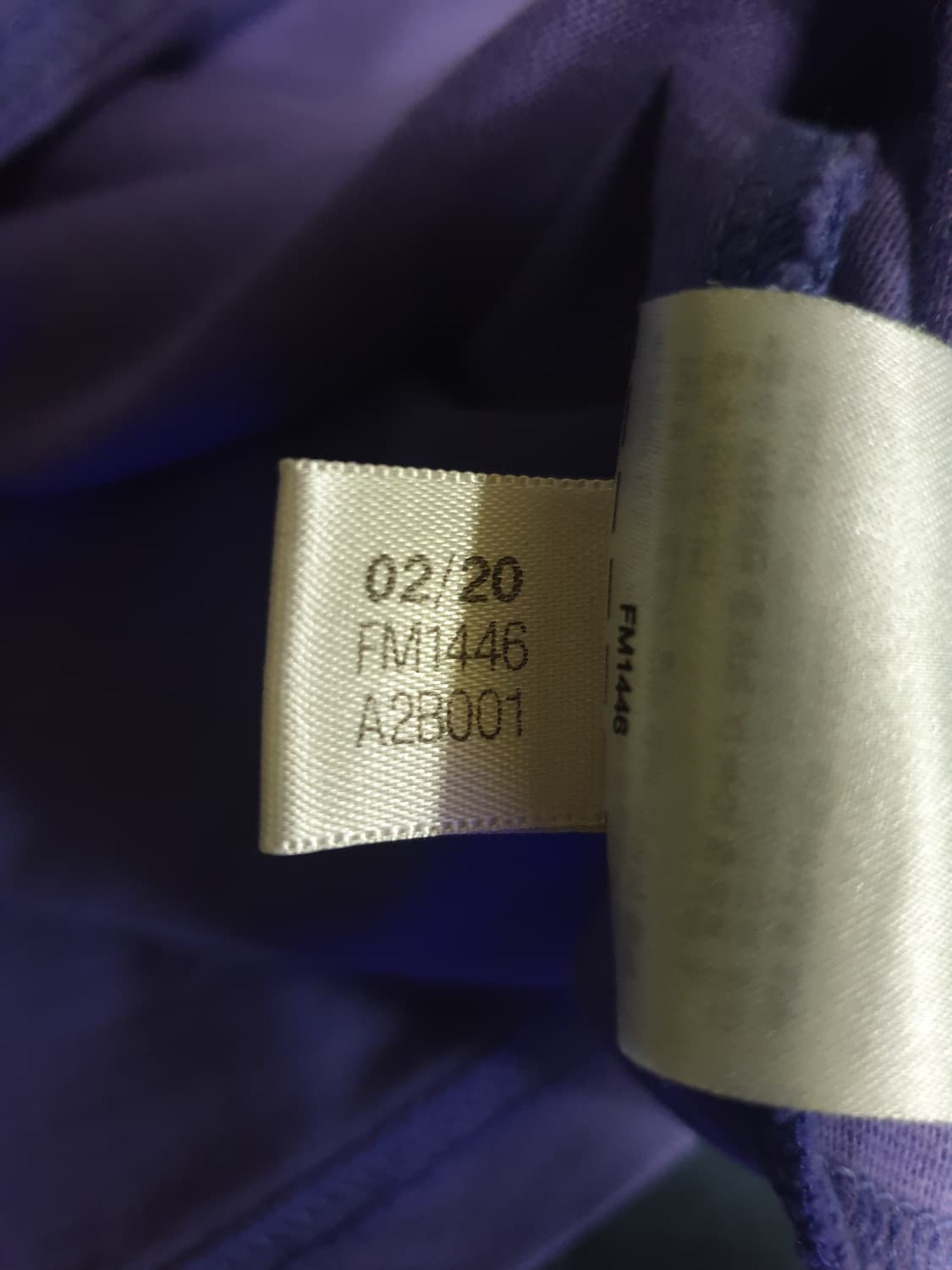 아디다스 우먼 슈무 코튼 롱슬리브 퍼플 (XL) 상품이미지4