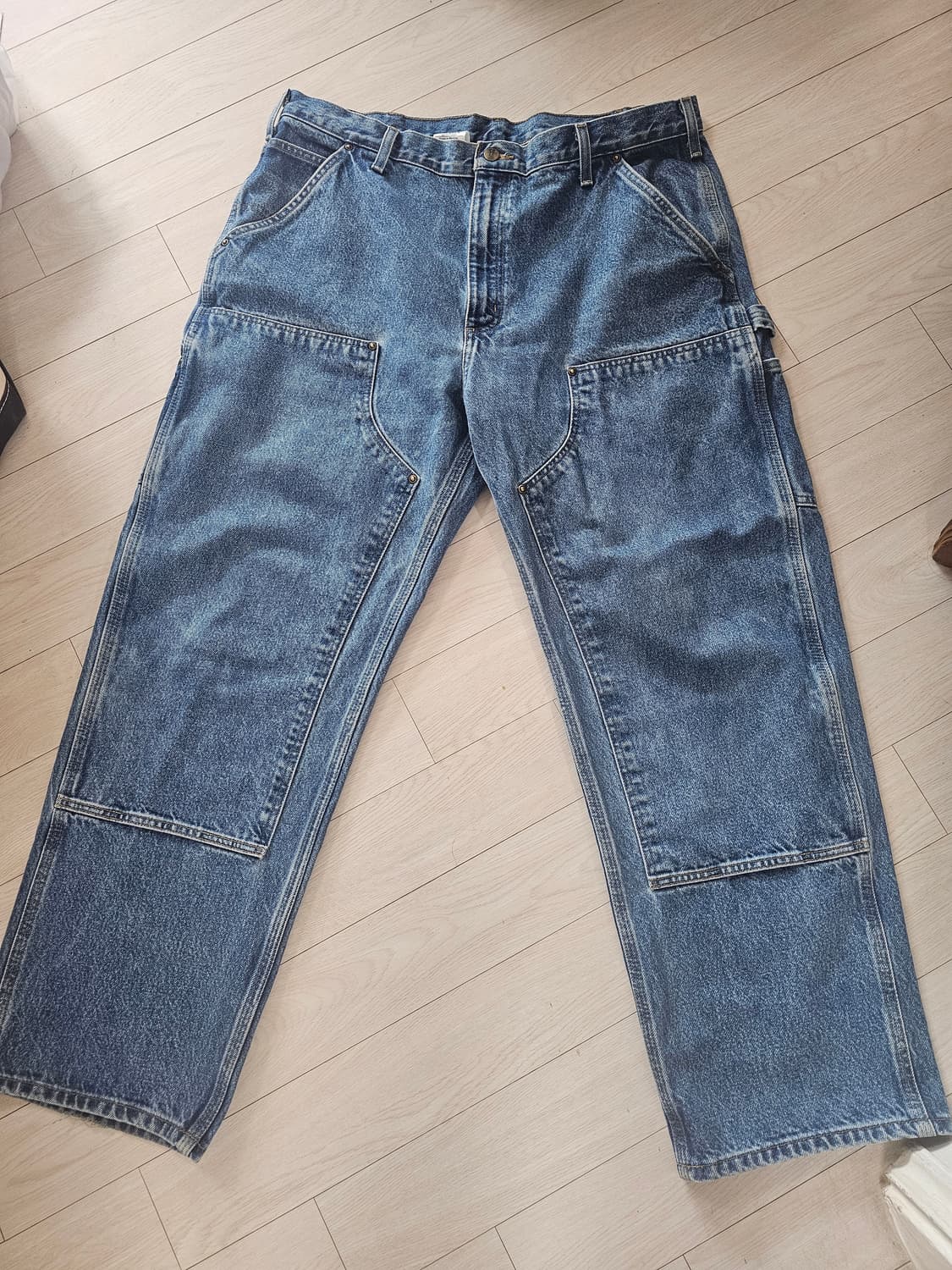 칼하트 더블니 데님 허리 38X30 상품이미지1