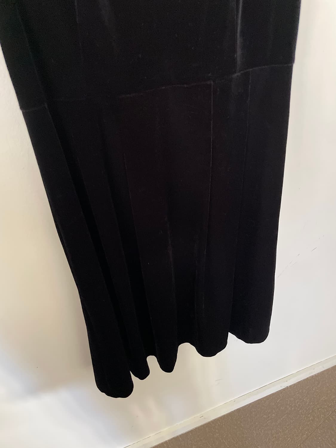 vintage black squre neck flare dress 상품이미지4