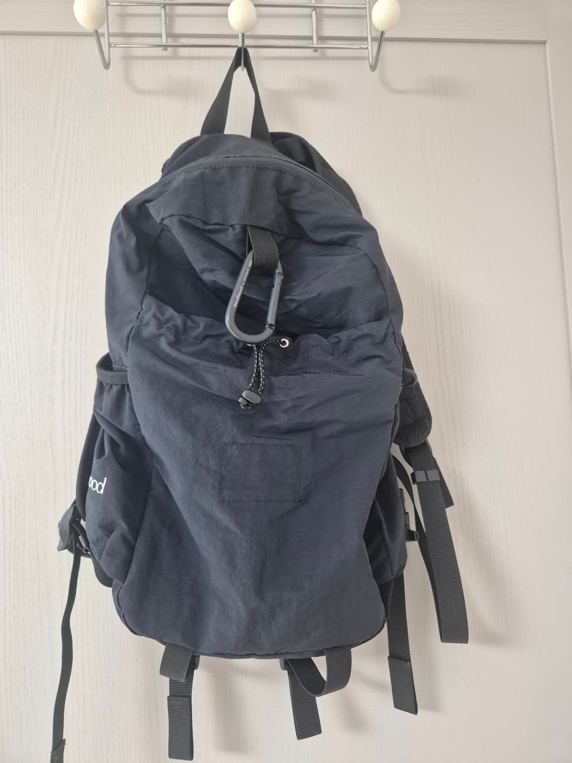 Smoothmood 스무드무드 x 에메모가든 콜라보 백팩 네이비 상품이미지2