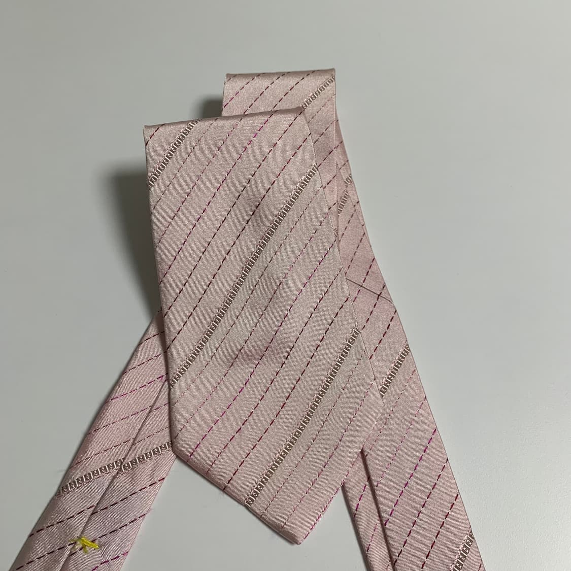 펜디(FENDI) FF스몰로고 모노그램 명품넥타이 신형라벨 스트라이프 상품이미지8