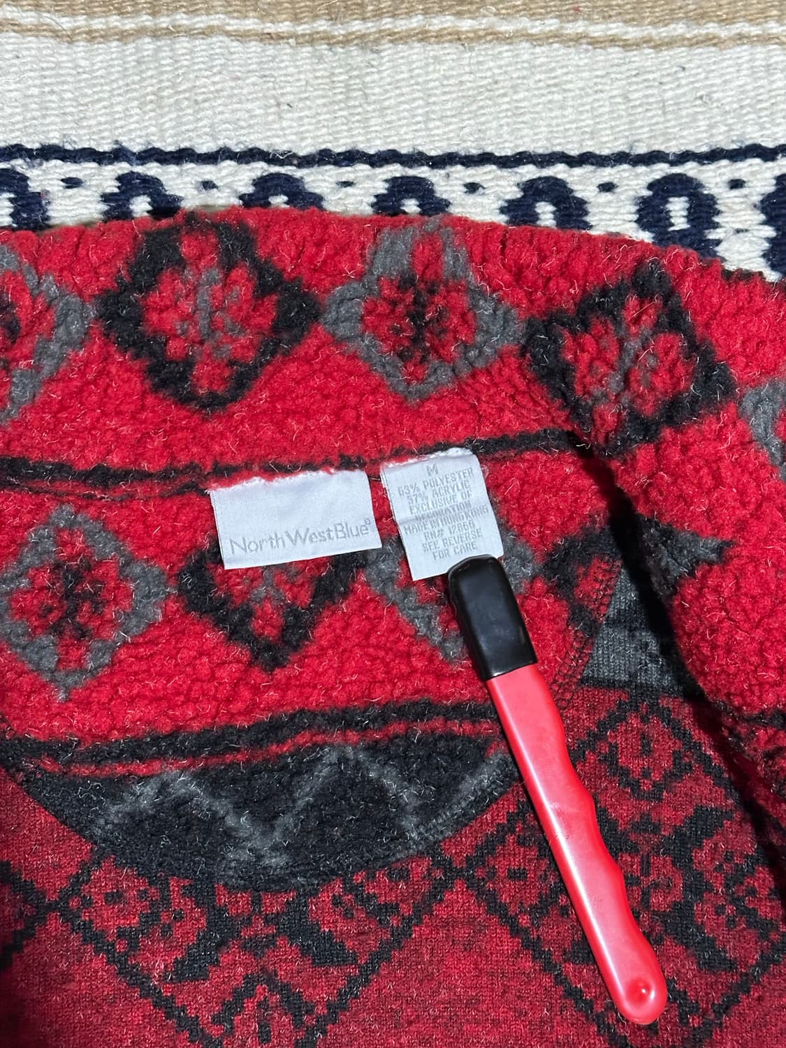 [빈티지] •North West Blue Fleece Vest 상품이미지4