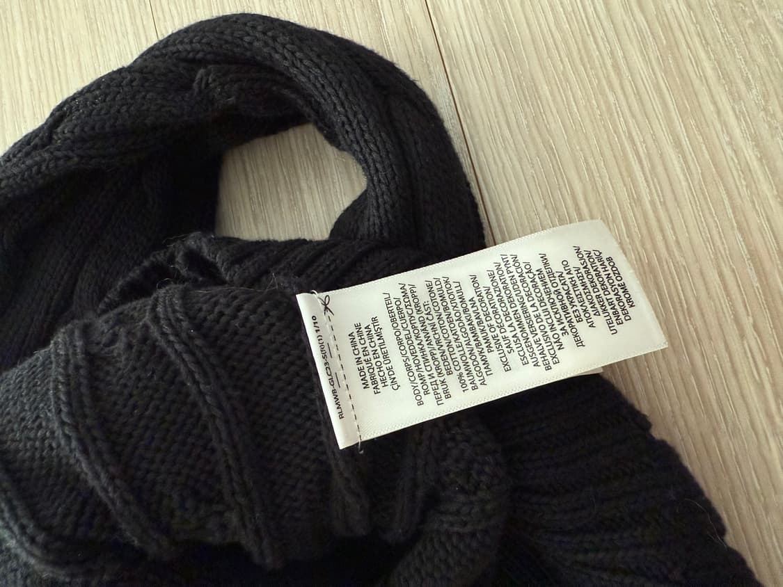 폴로 랄프로렌 케이블 니트 코튼 V넥 판매 상품이미지3