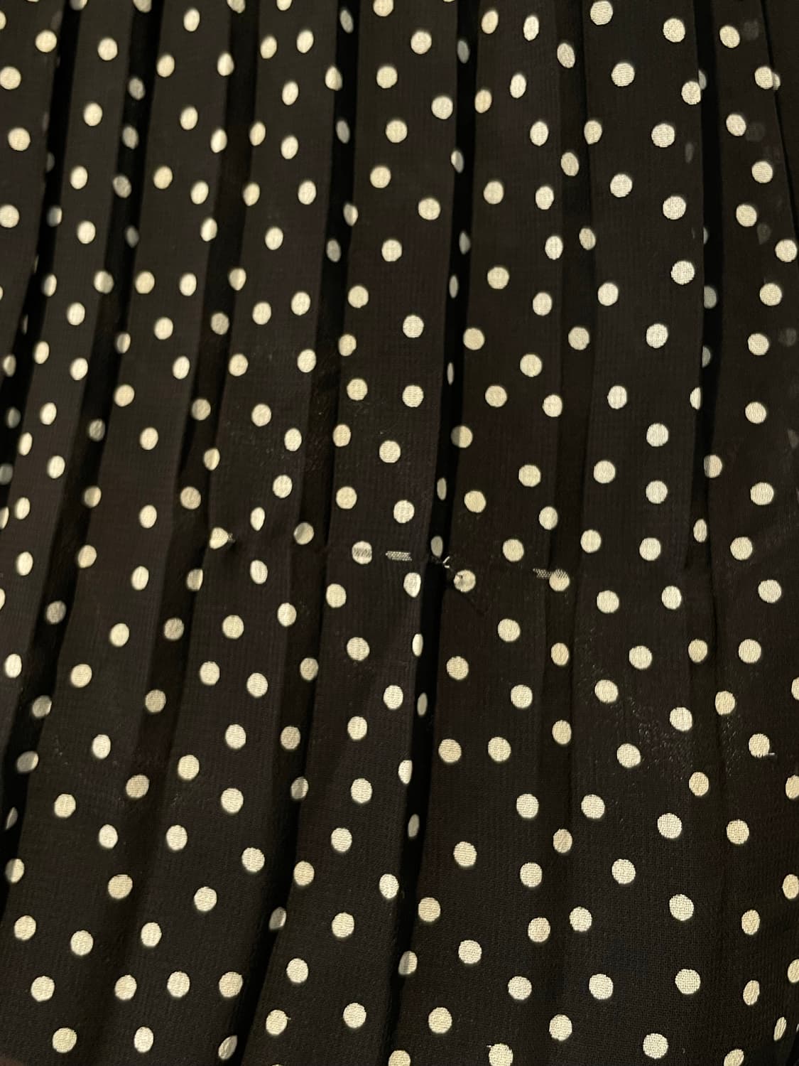 일본빈티지 도트 플리츠스커트 상품이미지2