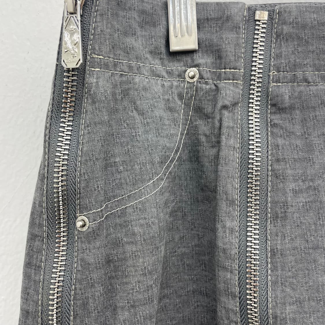 Industrial Zip Mini Skirt 상품이미지3