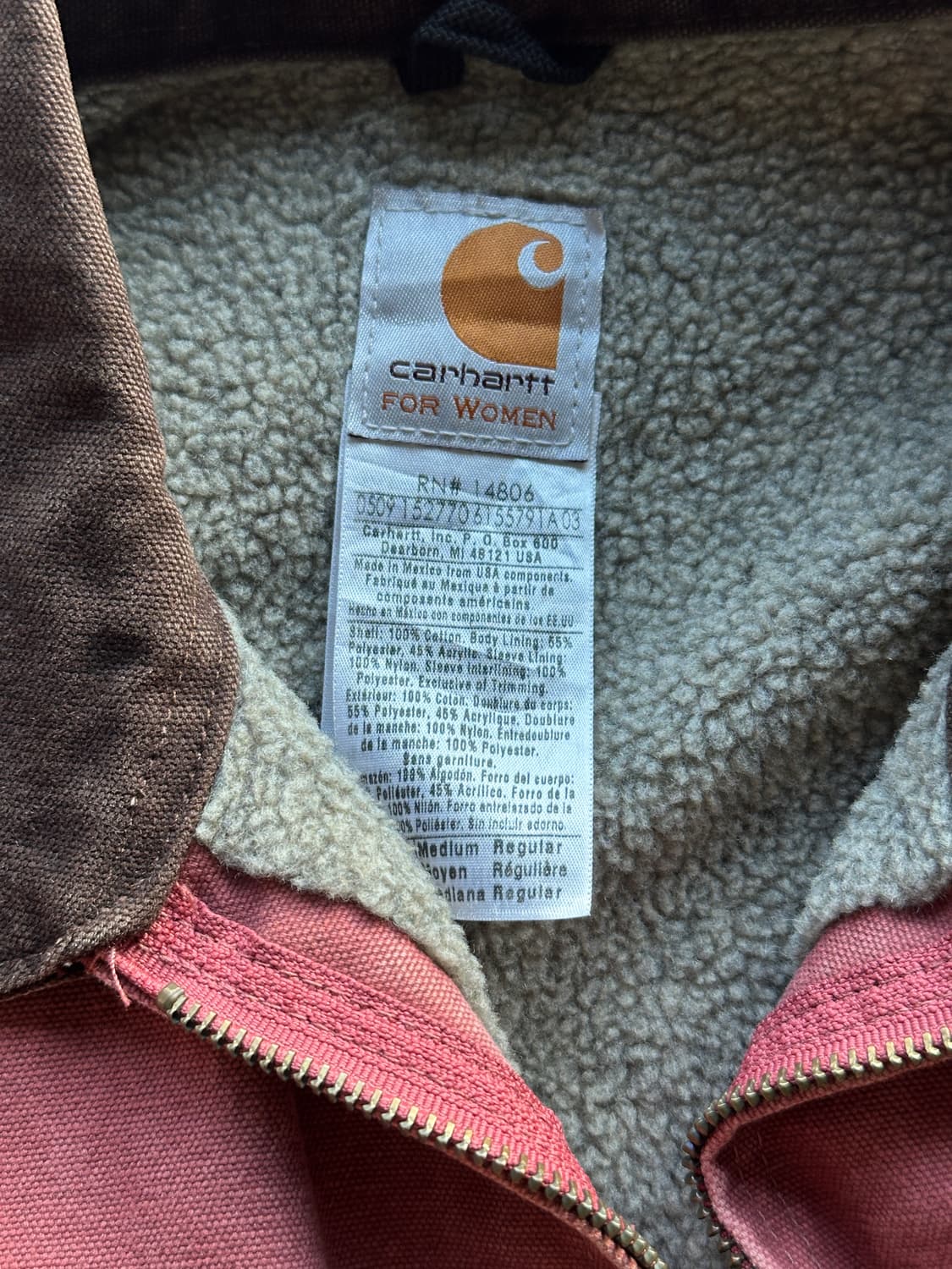 칼하트 디트로이트 자켓 j97 VRS 미디움 레귤러사이즈 상품이미지2