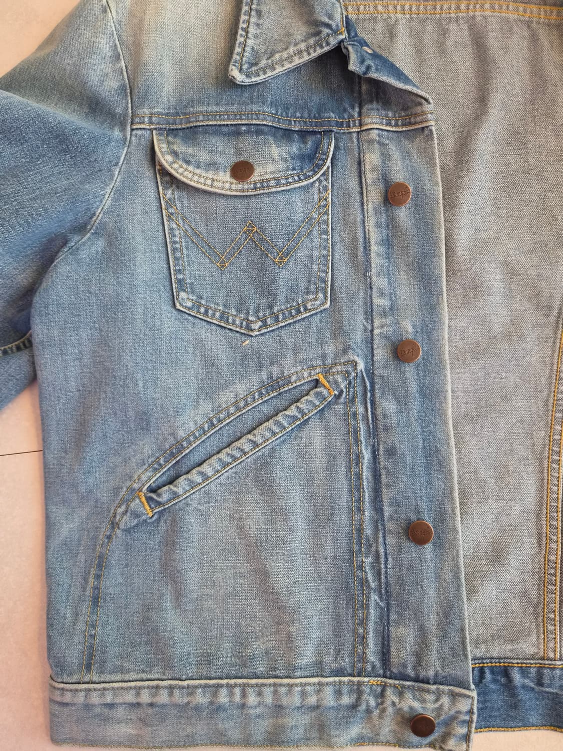 산드로 x 랭글러 데님자켓 L 상품이미지5