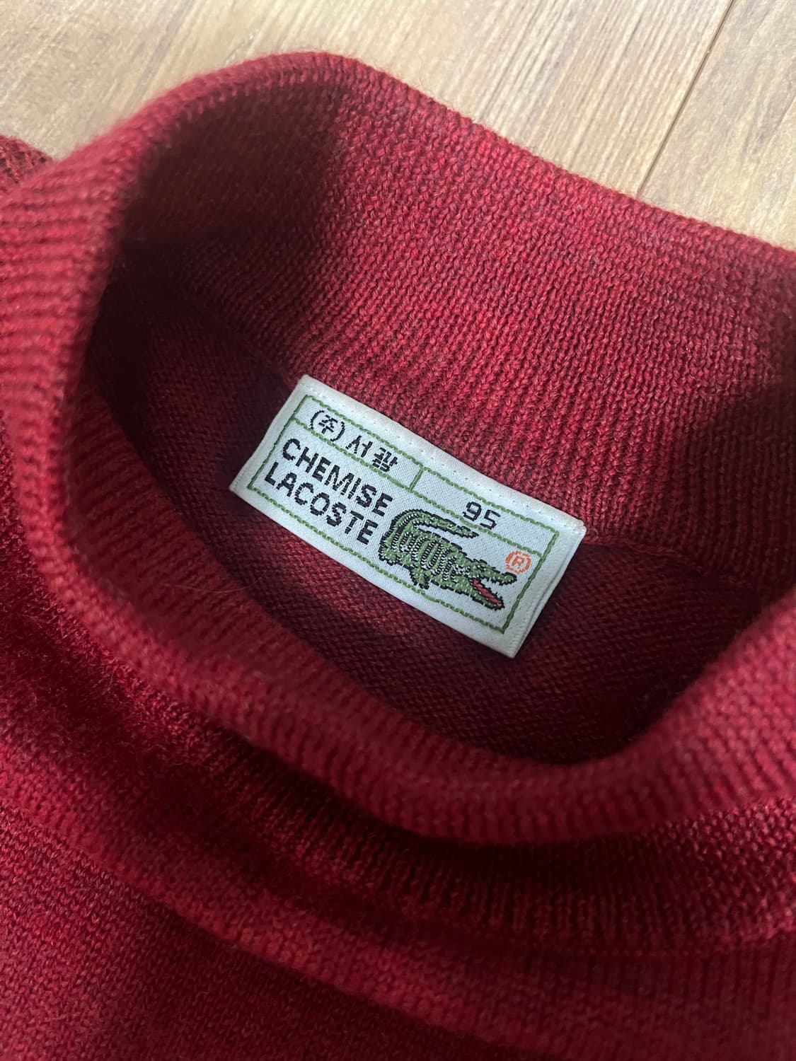 라코스테 터틀넥 니트 상품이미지2