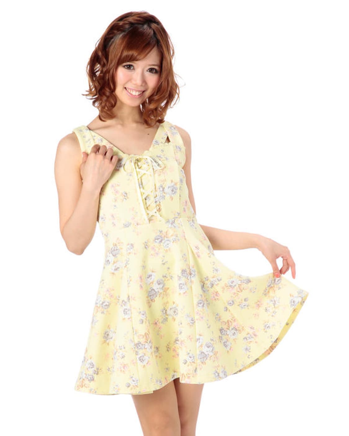 리즈리사 히메갸루 샘플 아이보리 원피스 상품이미지2