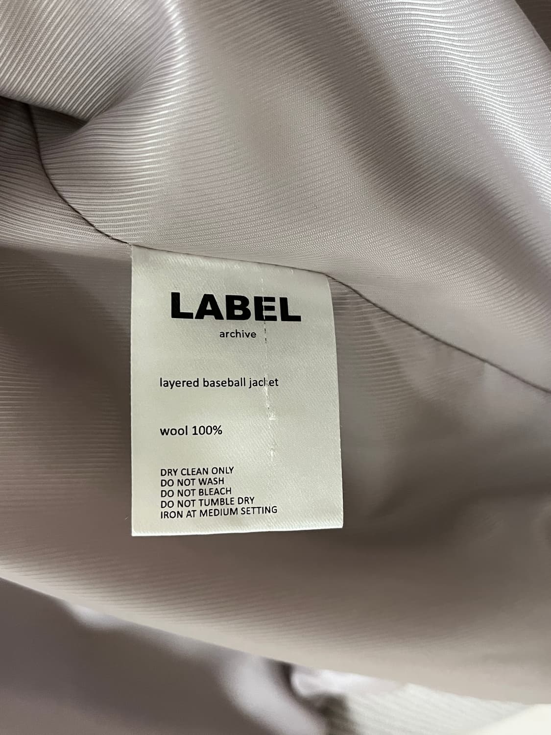 라벨아카이브 레이어드베이스볼자켓 상품이미지4