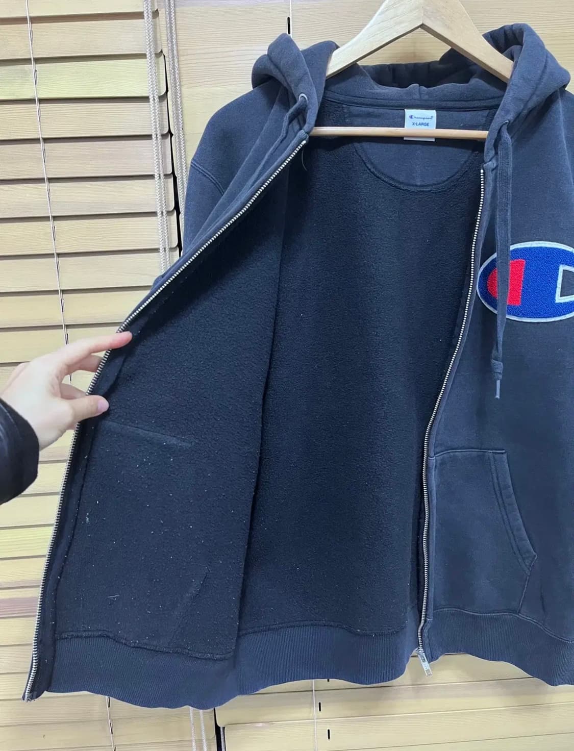 챔피온 빅로고 후드집업 XL사이즈 상품이미지4