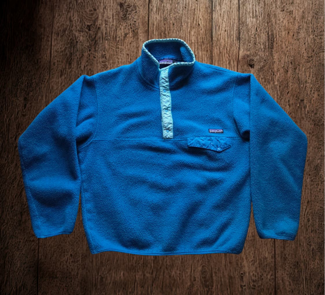 (S)파타고니아 90s Usa 블루 신칠라 플리스 상품이미지1