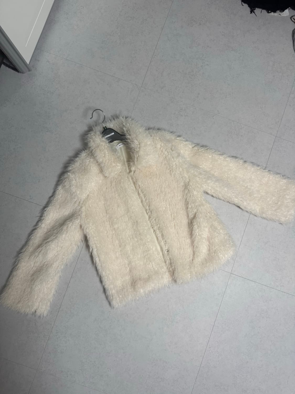 아이보리 퍼 자켓 상품이미지2