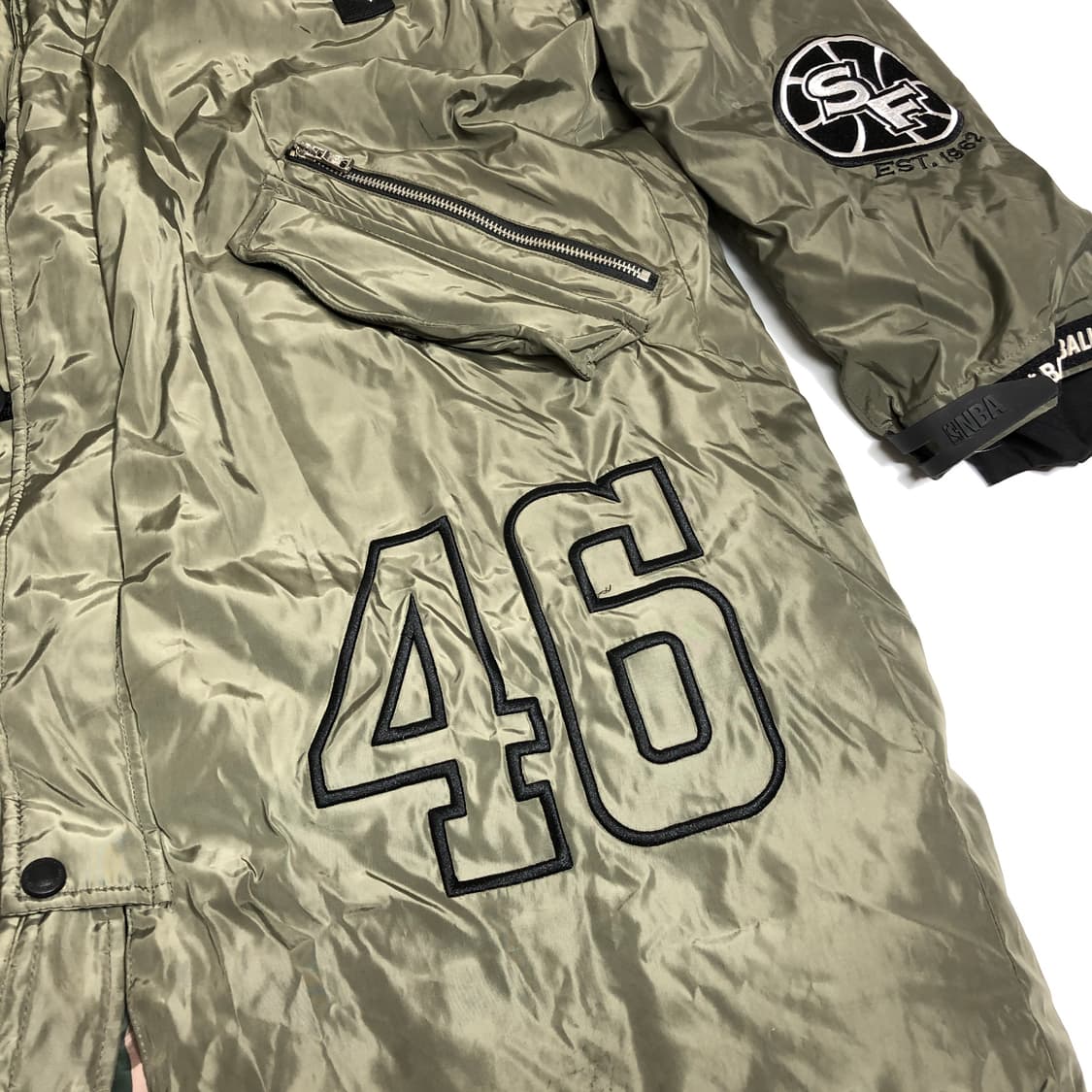 NBA 골든스테이트워리어스 야상패딩 XL 상품이미지7