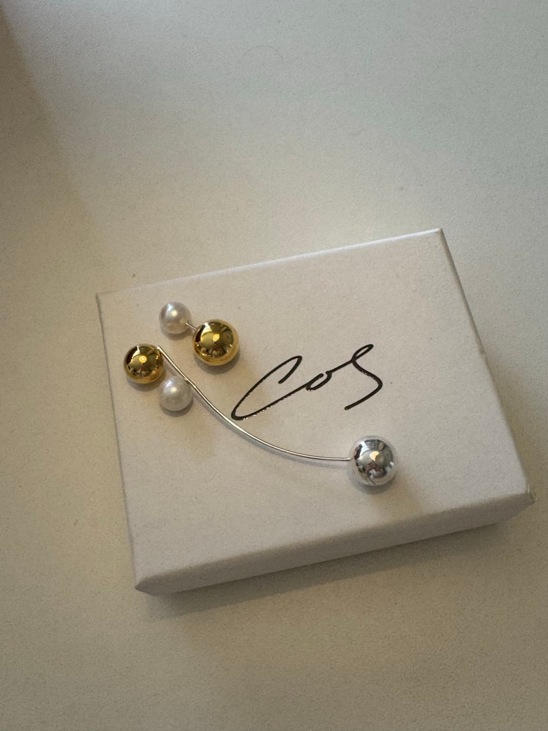 코스 진주귀걸이 cos atelier pearl earrings 상품이미지1