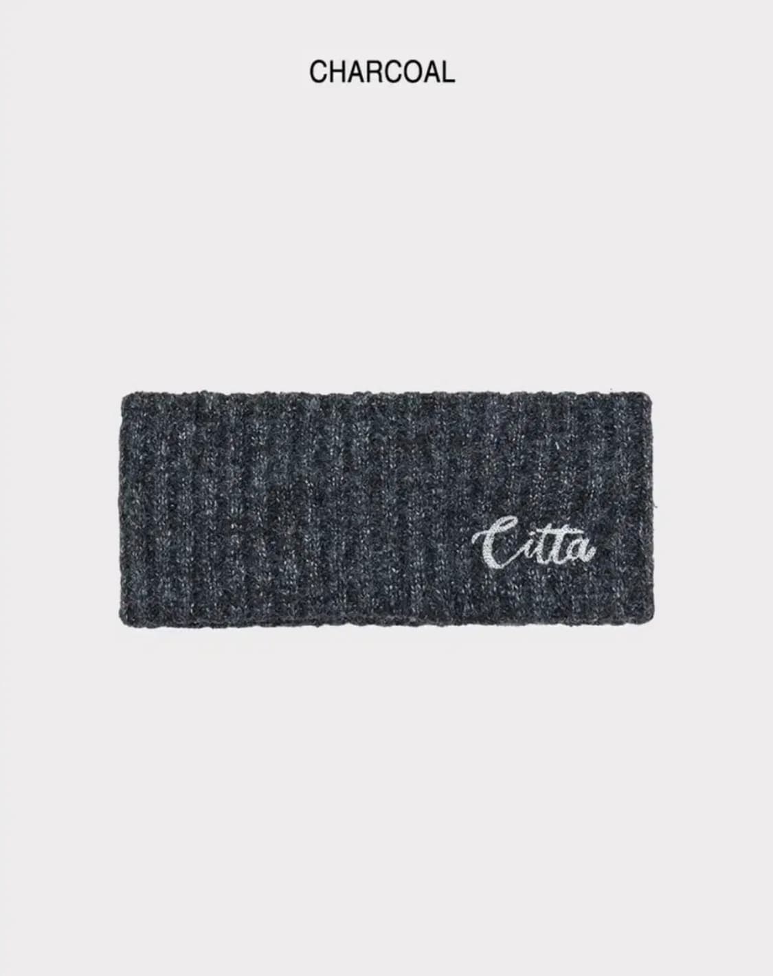 [새상품/당일배송] 씨타 시그니처 로고 니트 헤어밴드, 씨타 헤어밴드 상품이미지4