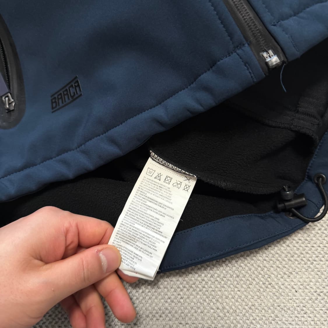 FC바르셀로나 소프트쉘 후드 자켓 상품이미지4