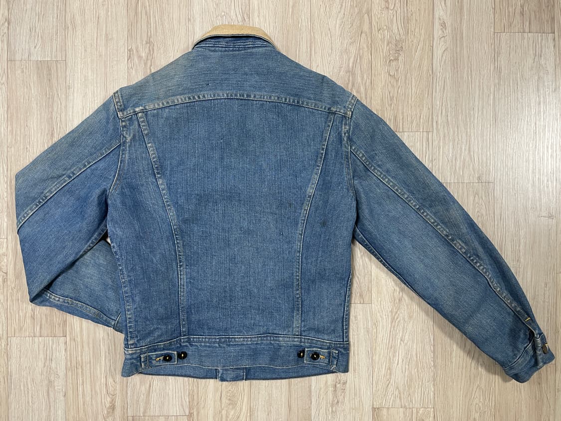 95) 70's Lee 코듀로이카라 RRL 데님자켓(미국제)LVC&폴로 상품이미지2