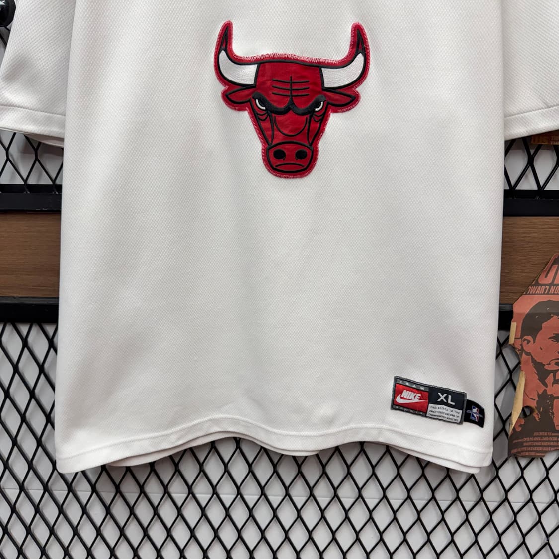 90s 나이키 X 시카고불스 웜업 전면 로고 포인트 화이트 상품이미지4