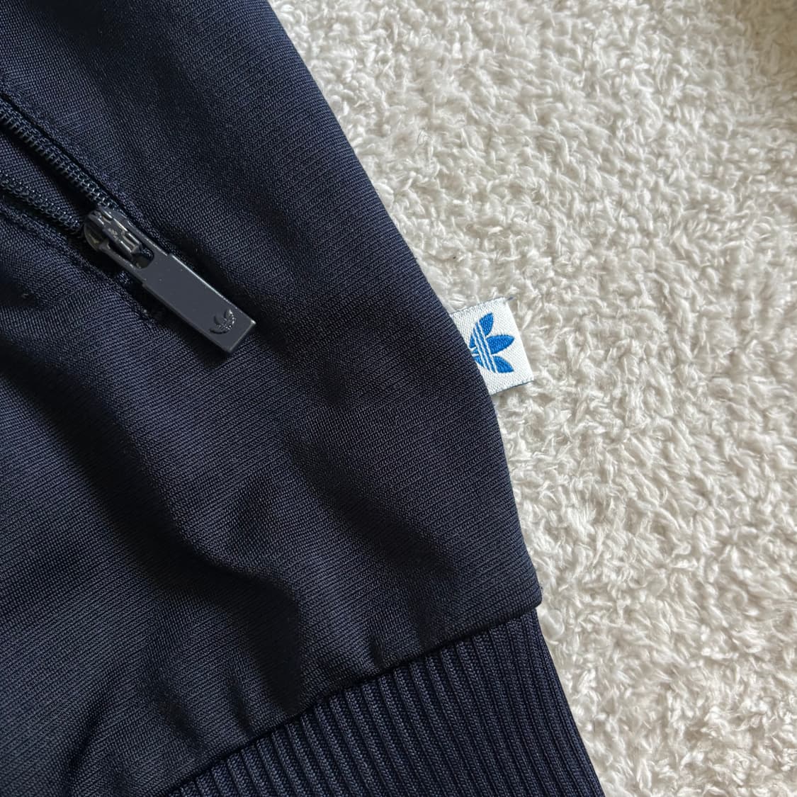 아디다스 희귀 네이비 남흰 레오파드 포인트 져지 상품이미지6