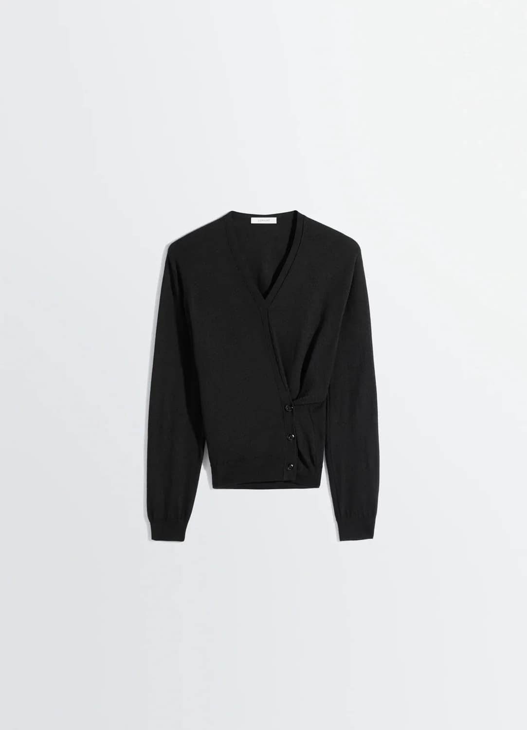 [S,M]르메르 26ss 트위스트 브이넥 니트/블랙 상품이미지5