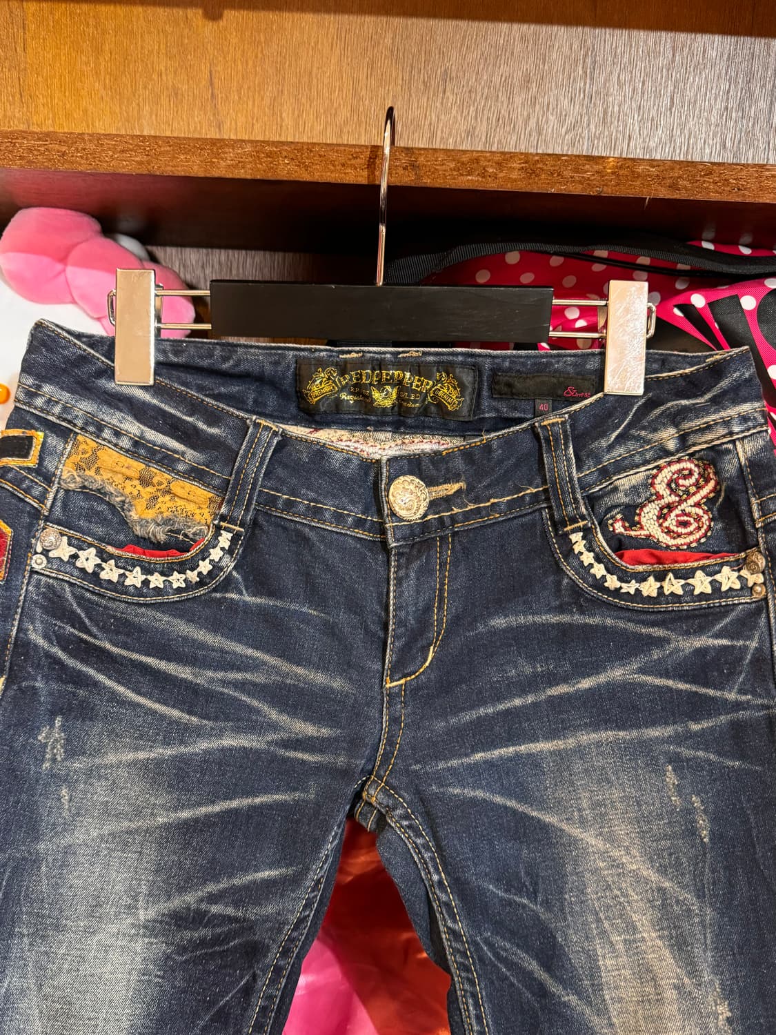 레드페퍼 데님 부츠컷 팬츠 상품이미지3