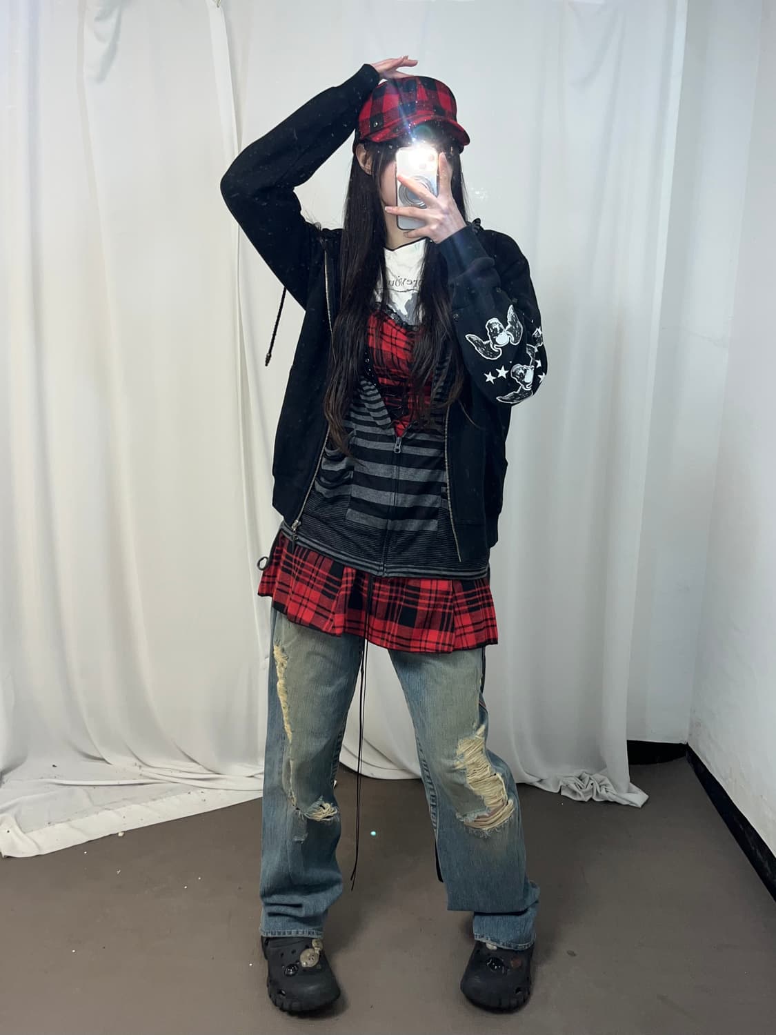 데일리 락펑크 걸 셋업 상품이미지1