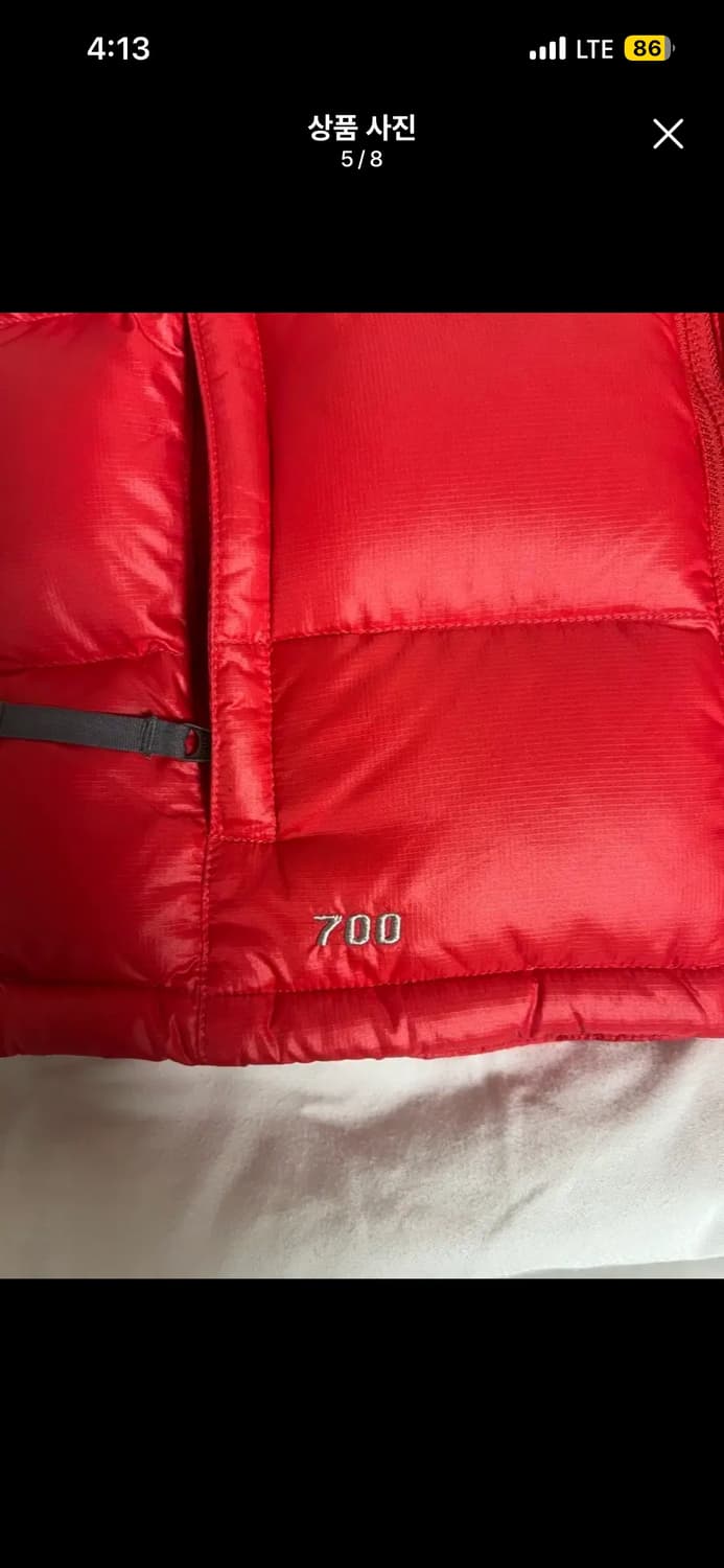 노스페이스 핑크 조끼 패딩 85  상품이미지5