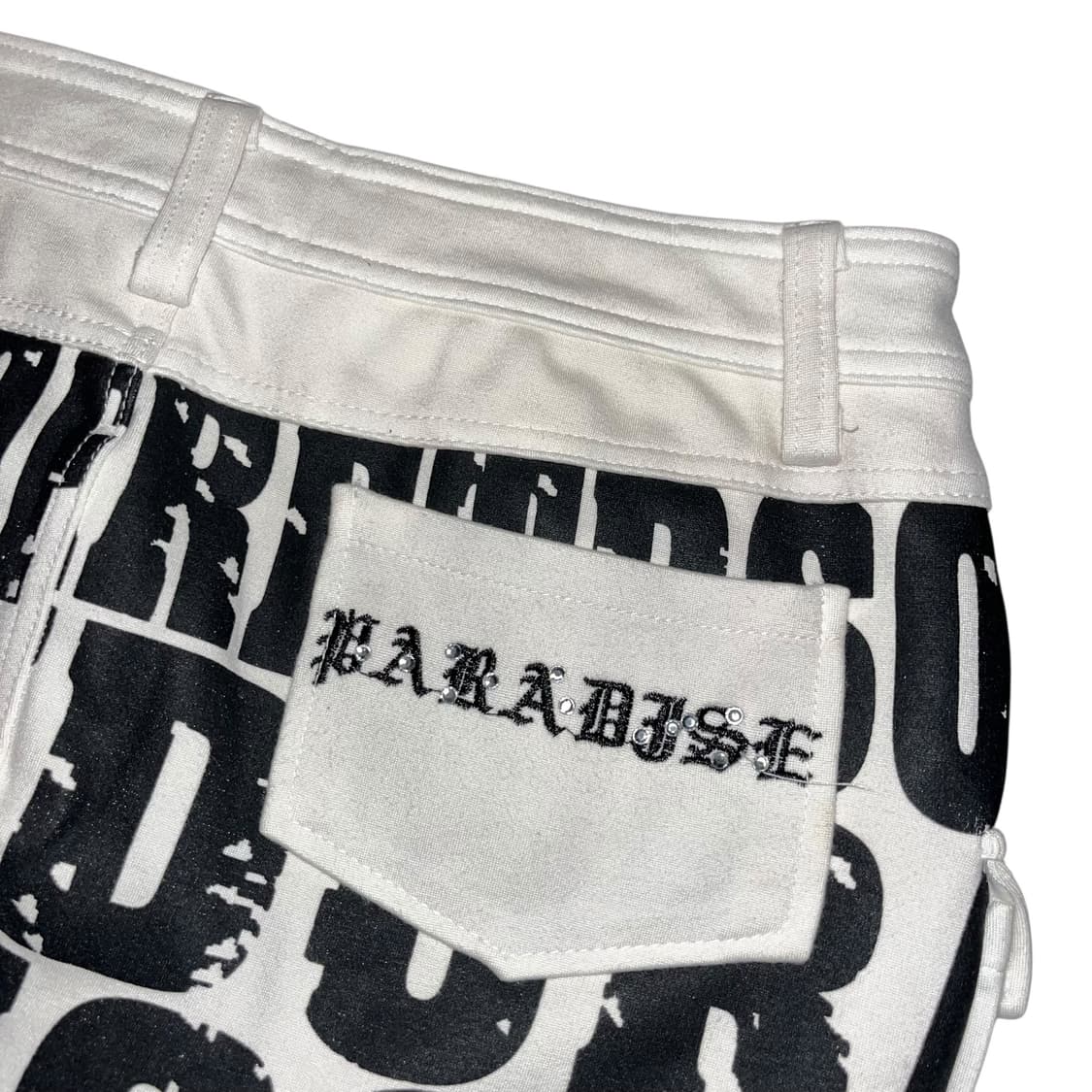 레터링 프린팅 큐빅 스커트 펑크y2k갸루 상품이미지4