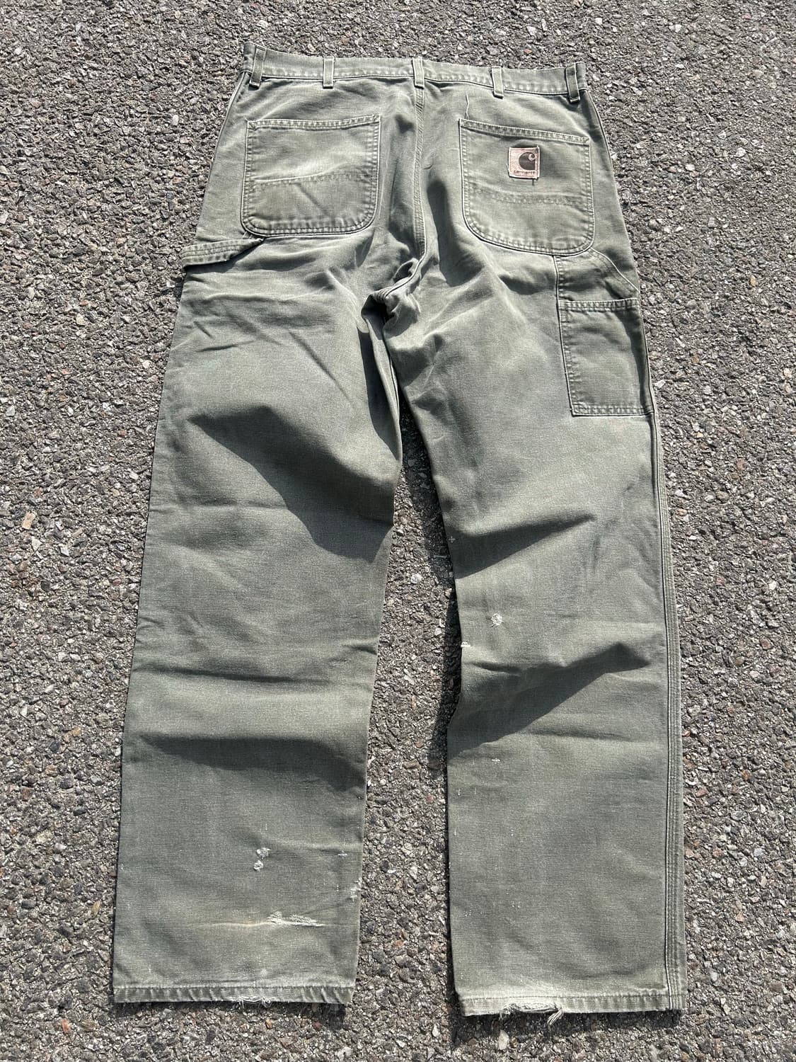 90’s 칼하트 B11 싱글니 모스그린 36in 상품이미지4