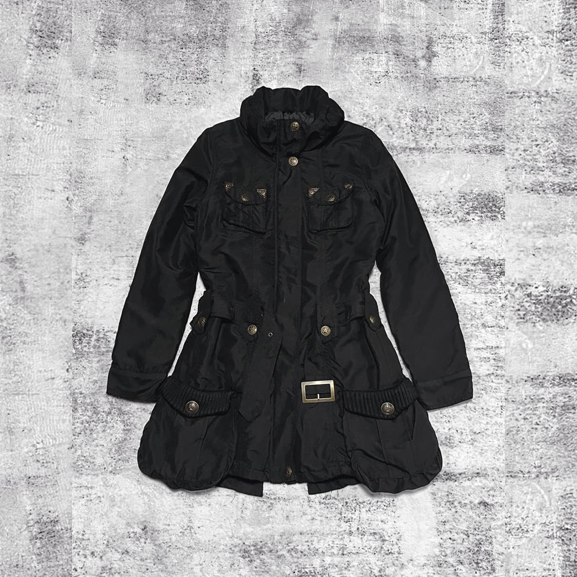 bold gothic button padded coat  상품이미지1