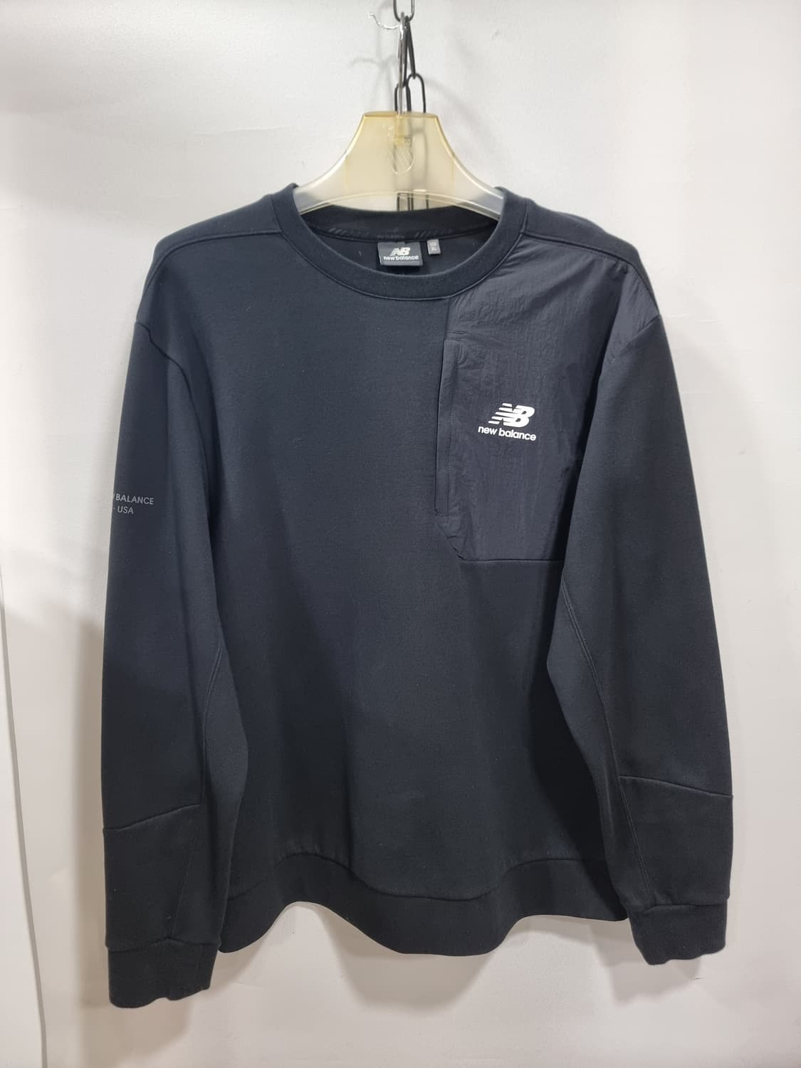 뉴발란스 규션지 우븐포켓 맨투맨 (D66 상품이미지1