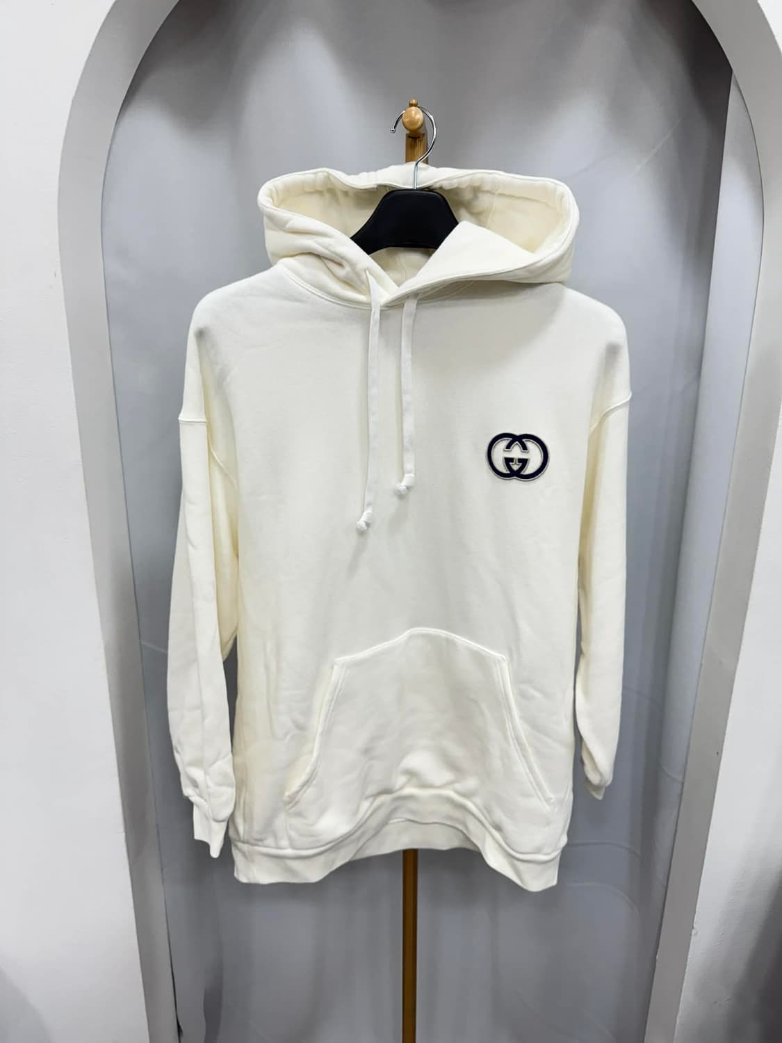 백화점팜 구찌 로고 코튼 후드티 XXS 상품이미지1