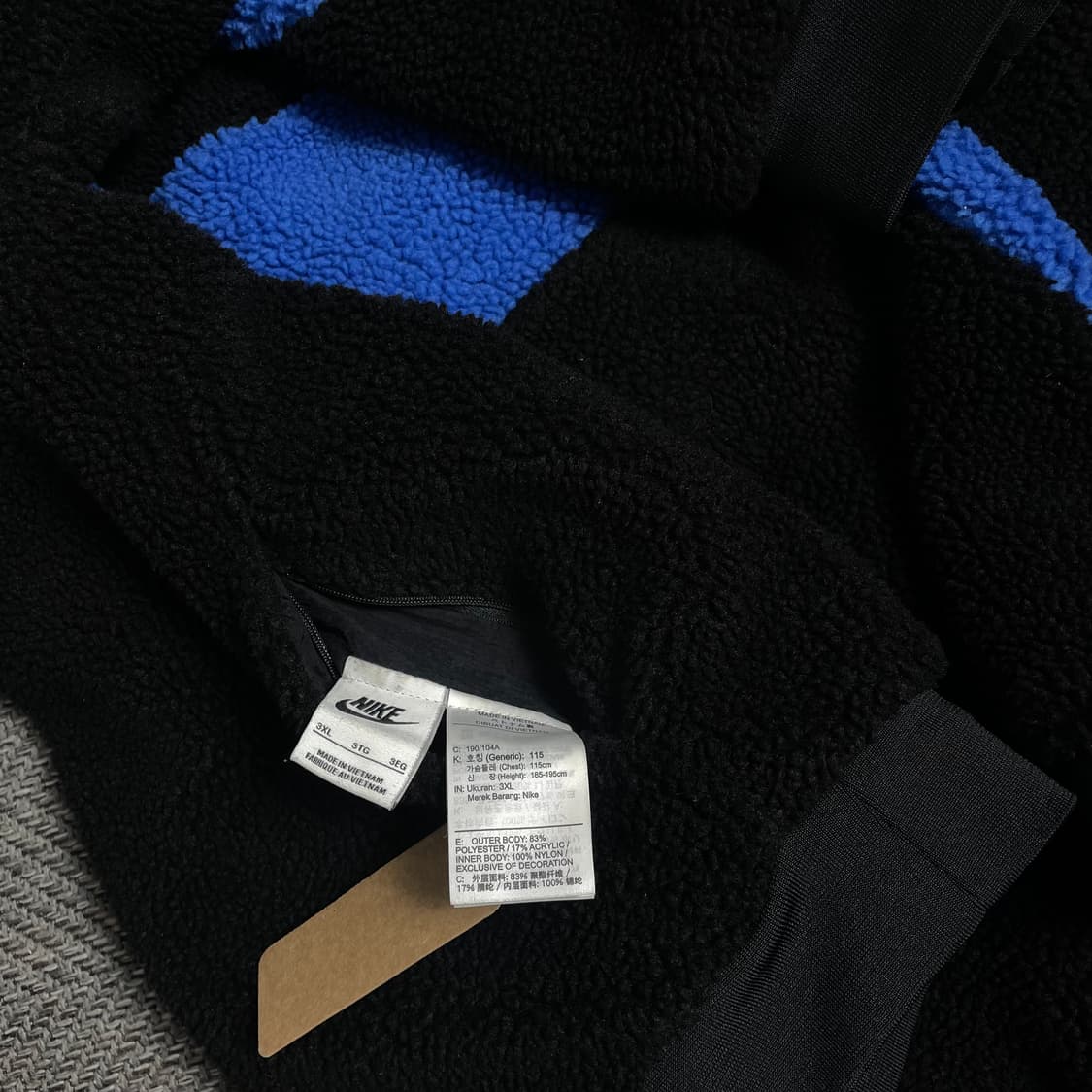 나이키 빅스우시 리버시블 플리스 양면 풀 집 자켓o 4920 상품이미지3