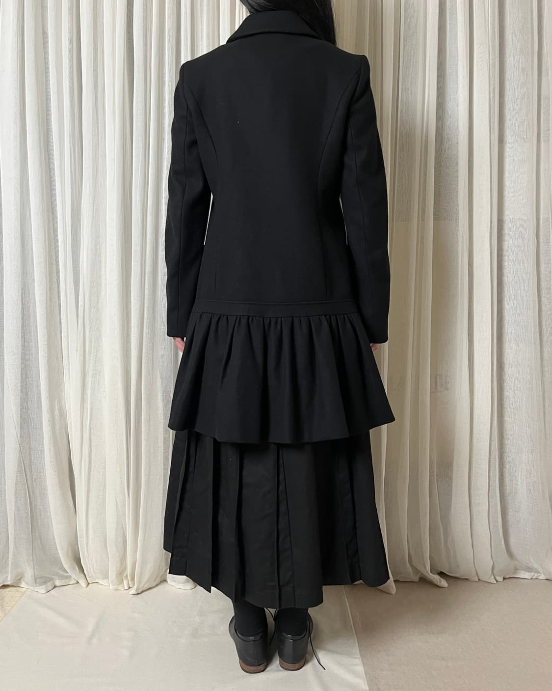 발렌티노 리본 페플럼 코트 red valentino 러플 코트 상품이미지10