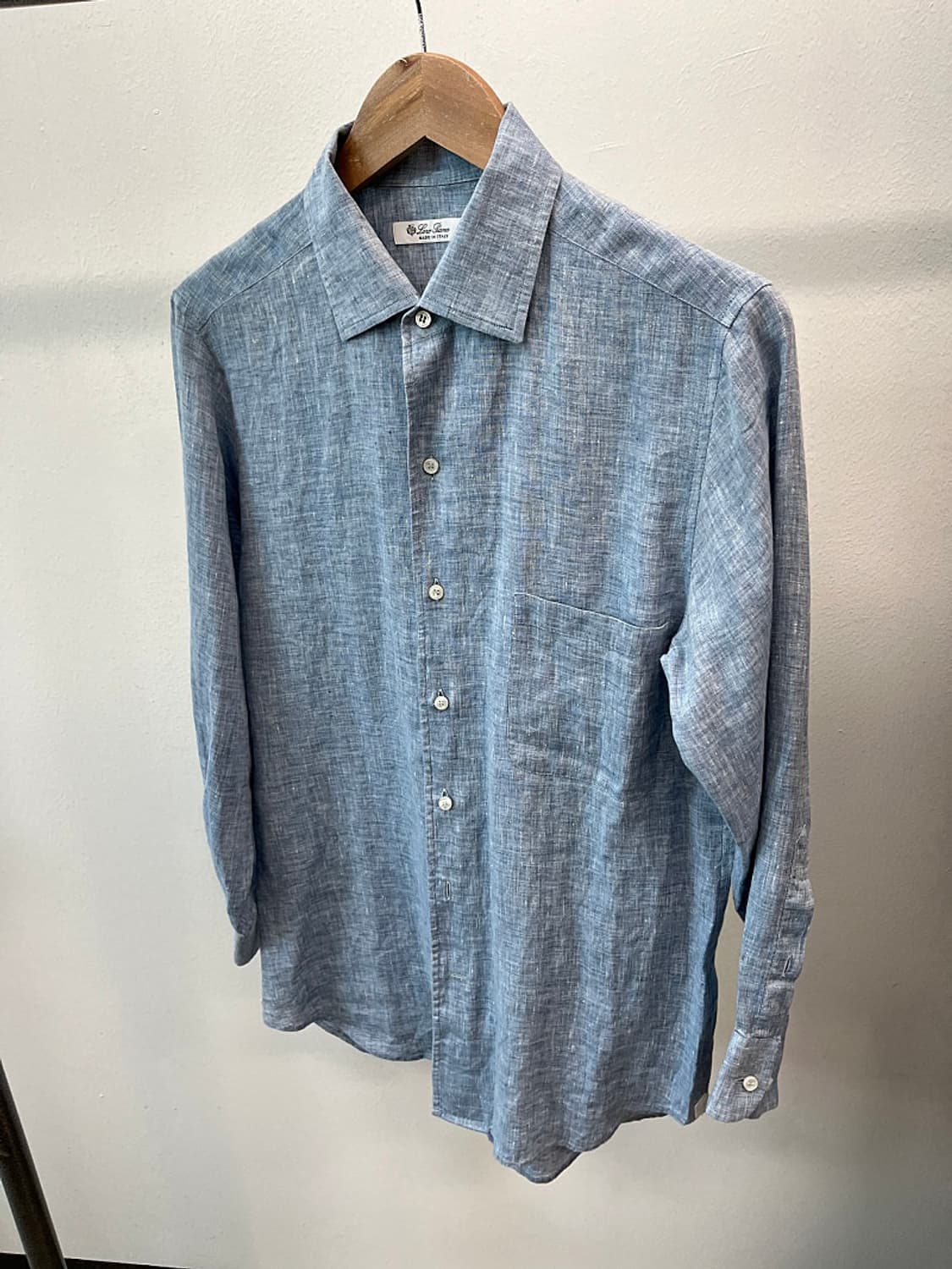 95) 로로피아나 9부 린넨셔츠   상품이미지1