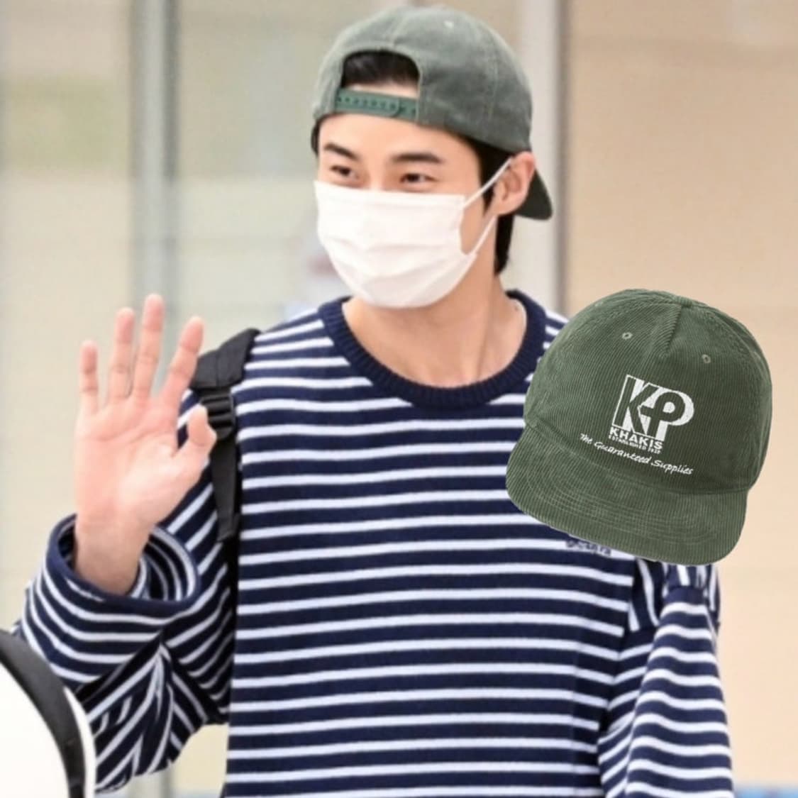 카키스 24fw creek 5p cap 코듀로이 볼캡 모자 브라운 상품이미지5