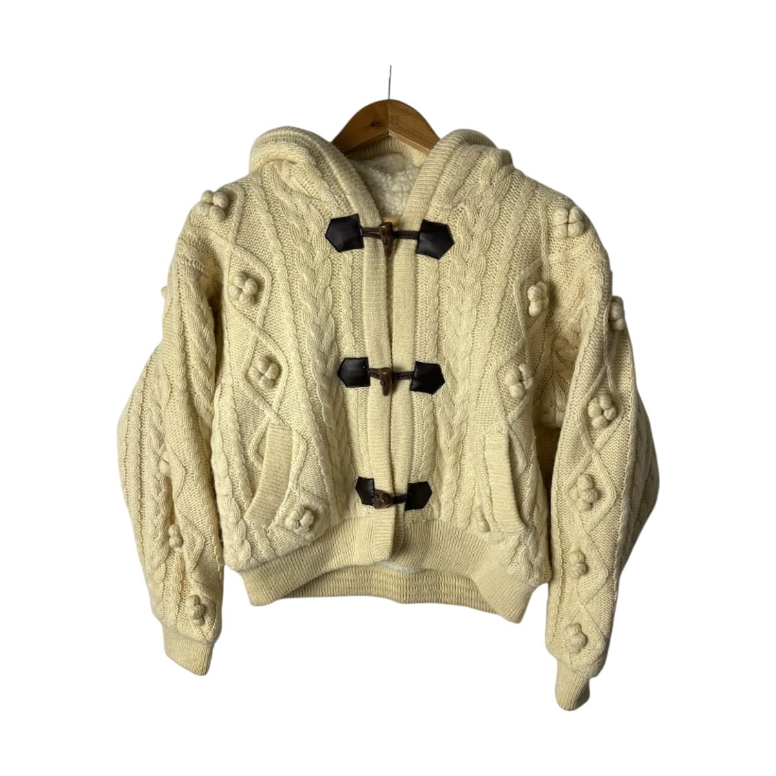 [JPN] 빈티지 모리걸 더플 폼폼 가디건 상품이미지1