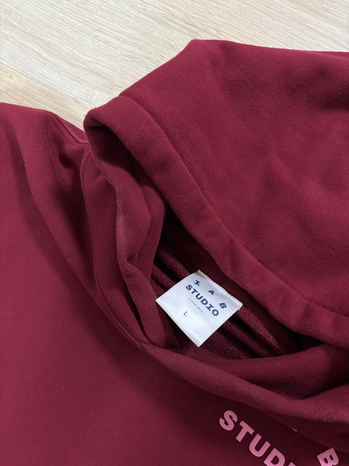 아이앱스튜디오 후드티 라즈베리 L 상품이미지4