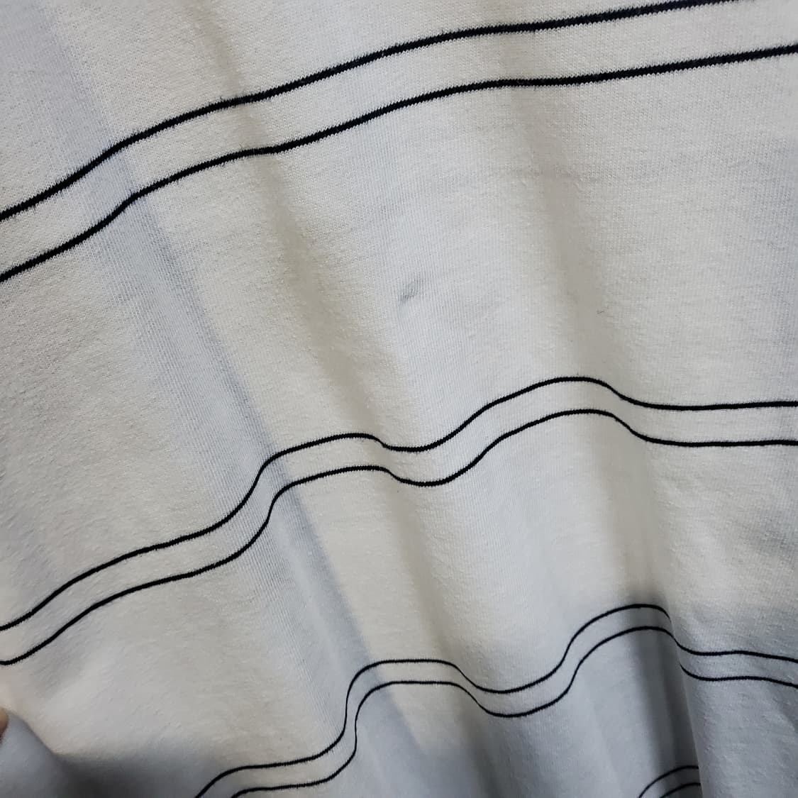 에스피오나지 흰색 스트라이프 반팔티  상품이미지5