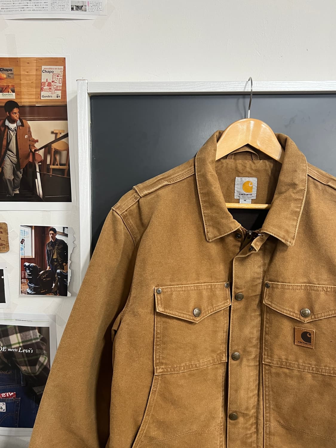 Carhartt 칼하트 샌드스톤 버윅 트러커 워크자켓 상품이미지1