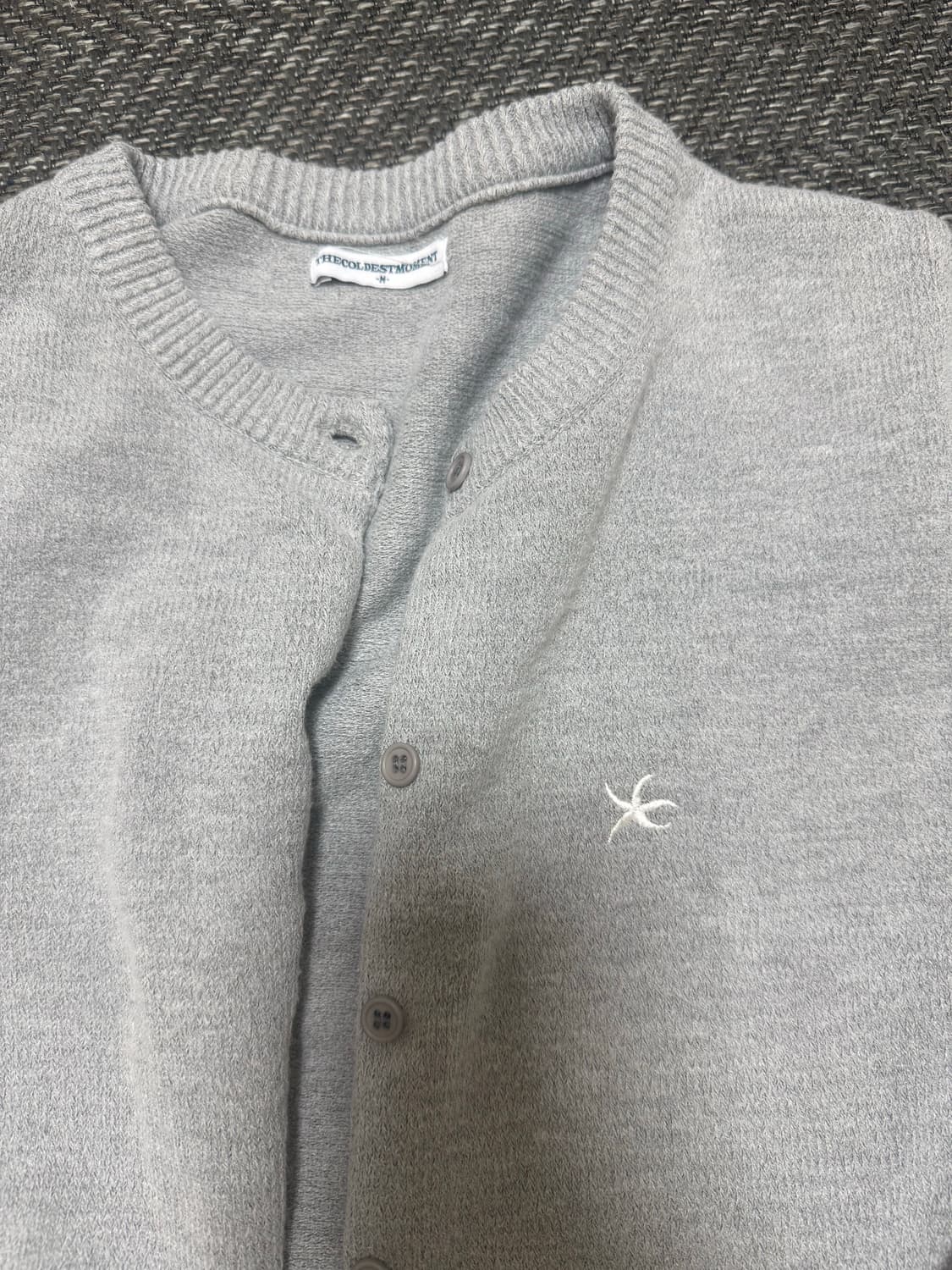 더콜디스트모먼트 미니로고 가디건 M 상품이미지2