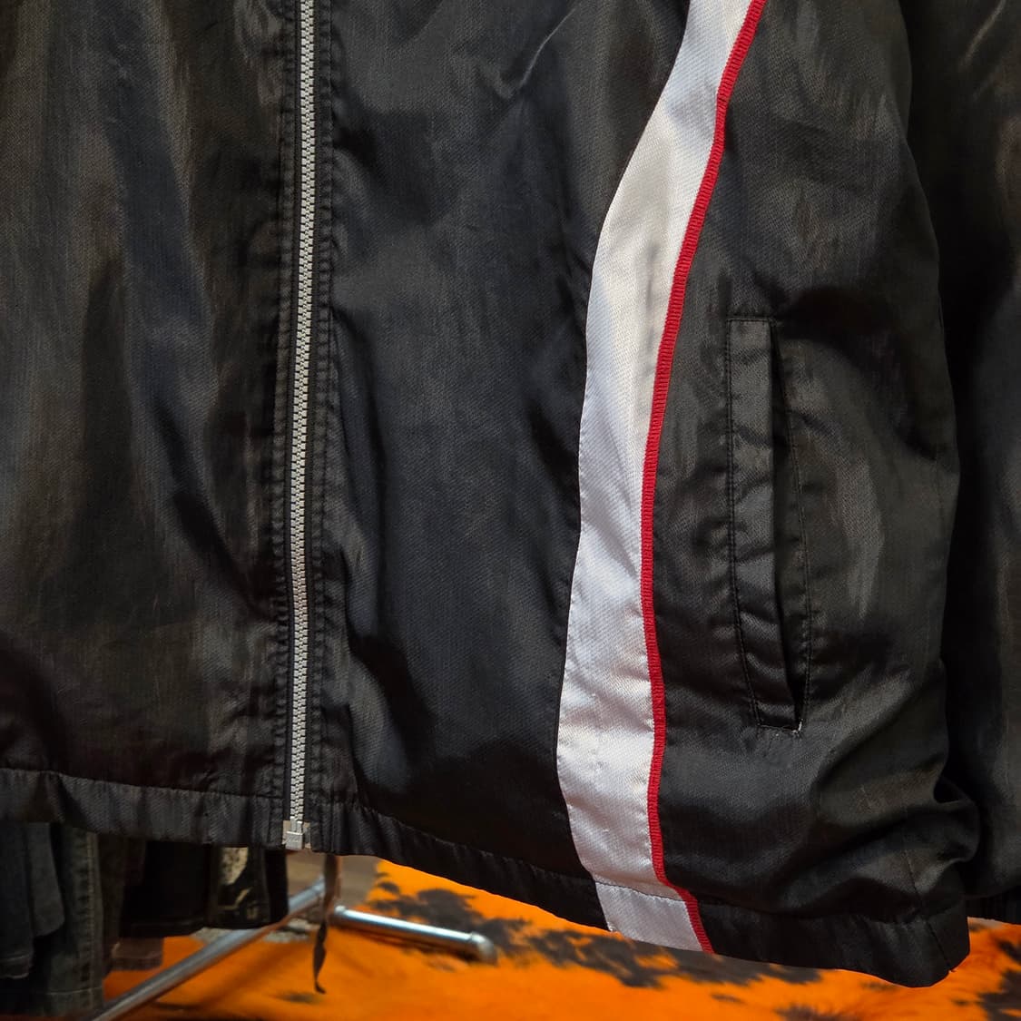 JPN 미즈노 블랙 배색 바람막이 자켓 상품이미지4