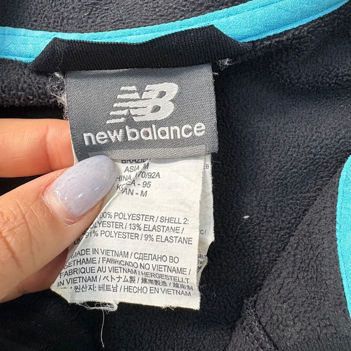 M 뉴발란스 남성 기모 후드 집업 0330J 상품이미지3