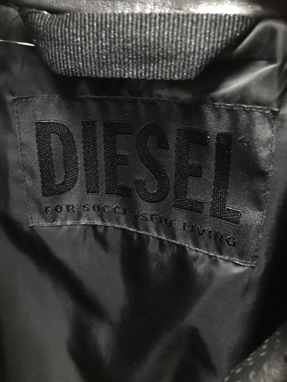 디젤 레더 후드 집업 자켓 상품이미지6