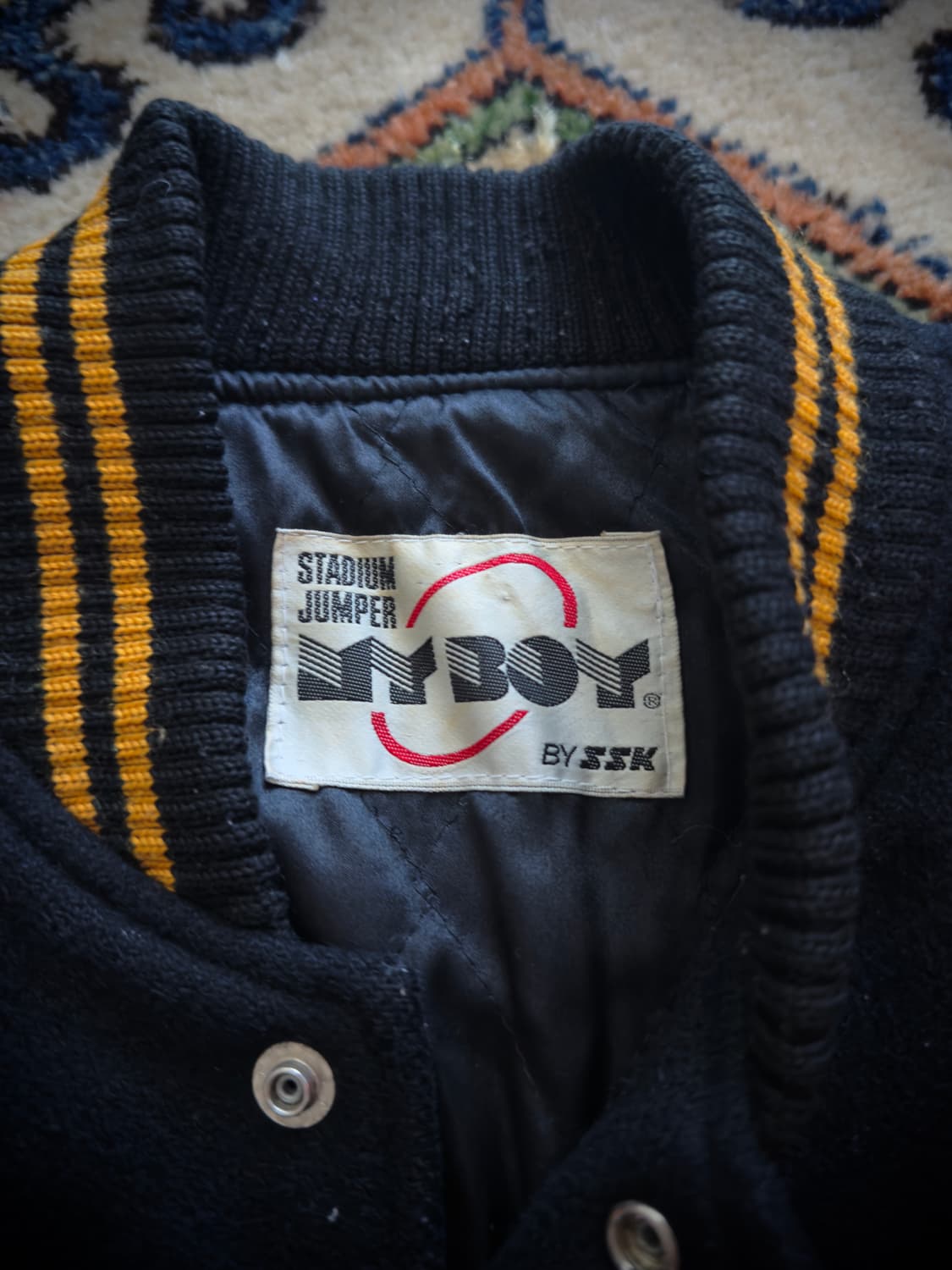 VTG My boy by ssk teddy wool varsity 상품이미지8