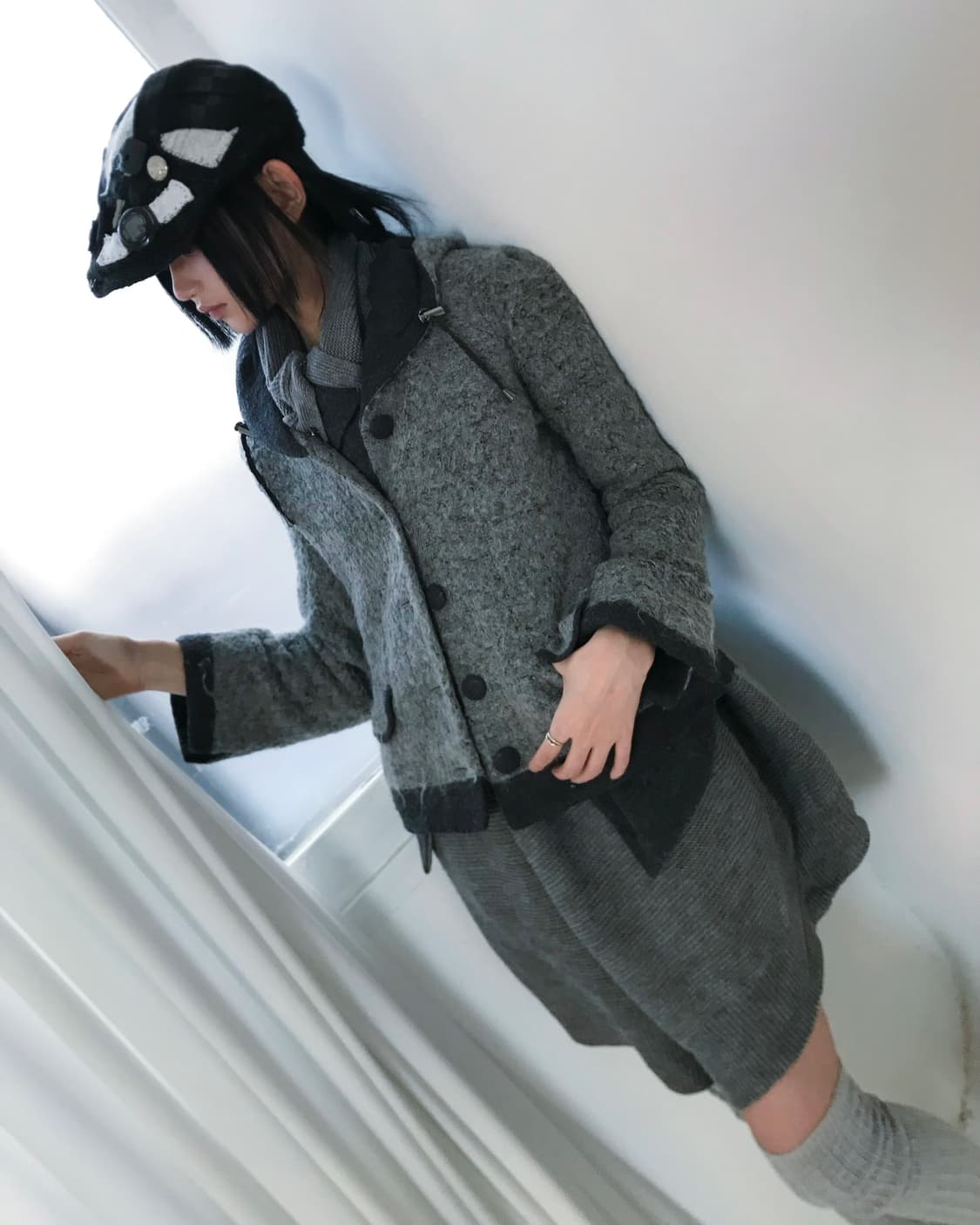 Custom) Casio+Key patch knit hunting cap 상품이미지7