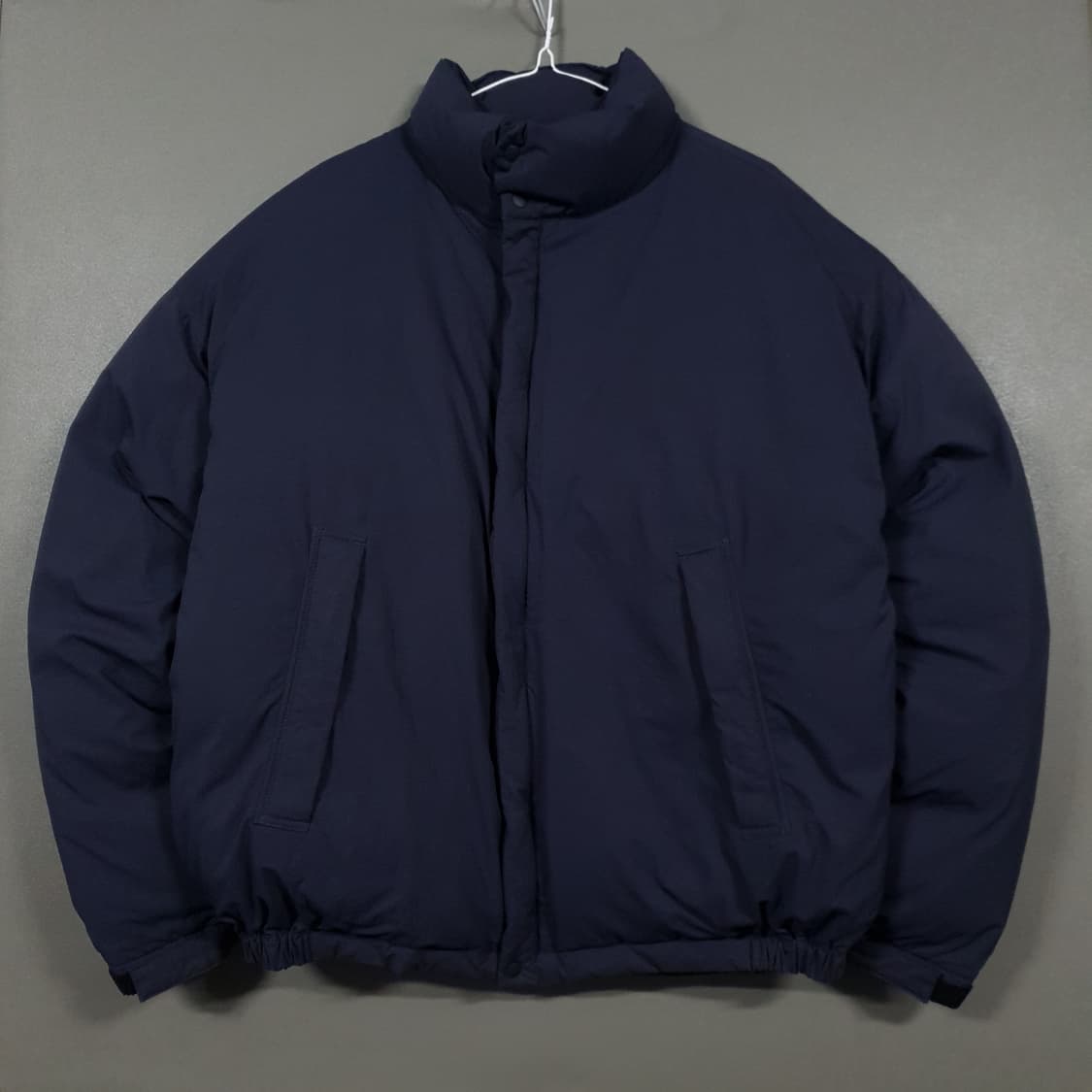 실측 2XL) 90s 듀테로 신형 21FW 퍼스트 구스다운 패딩 네이비 상품이미지2