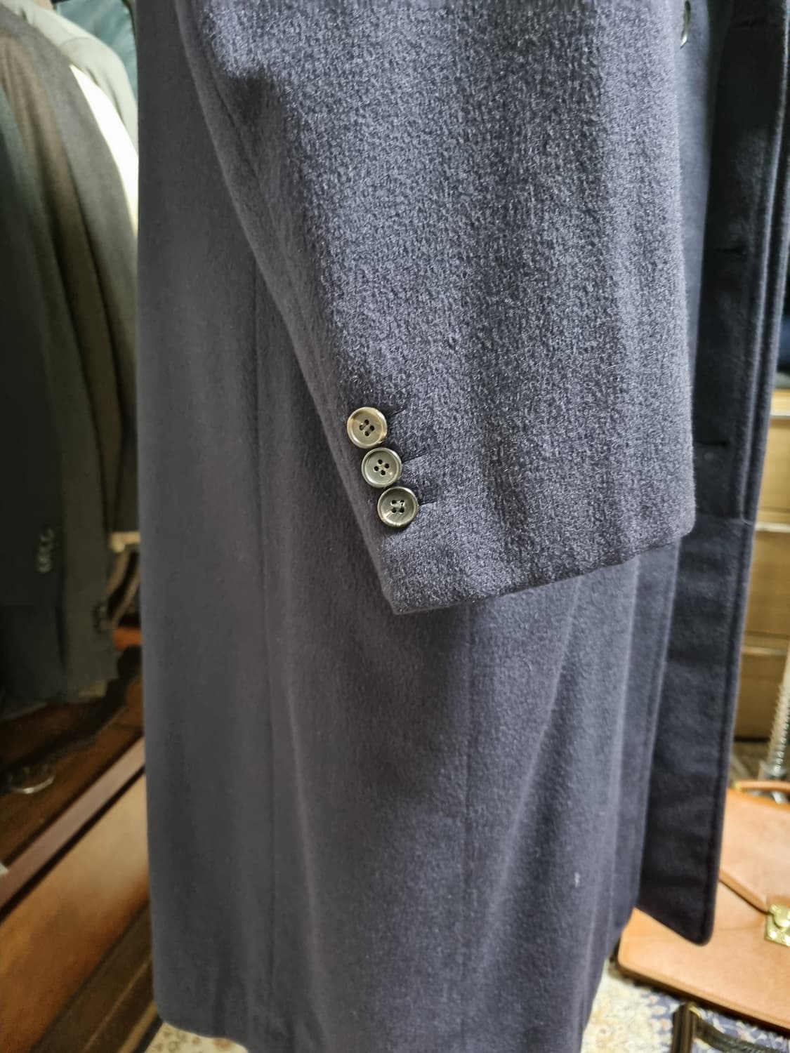 크롬비 캐시미어100 체스터필드 코트 상품이미지6