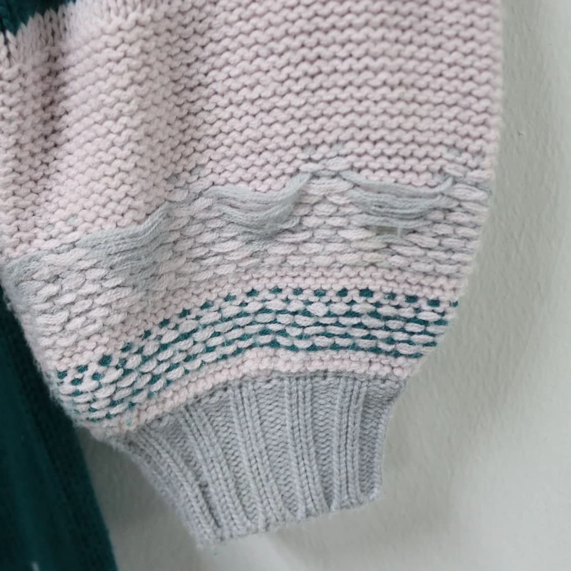 W CLOSET 눈꽃 배색 니트 62427 상품이미지5